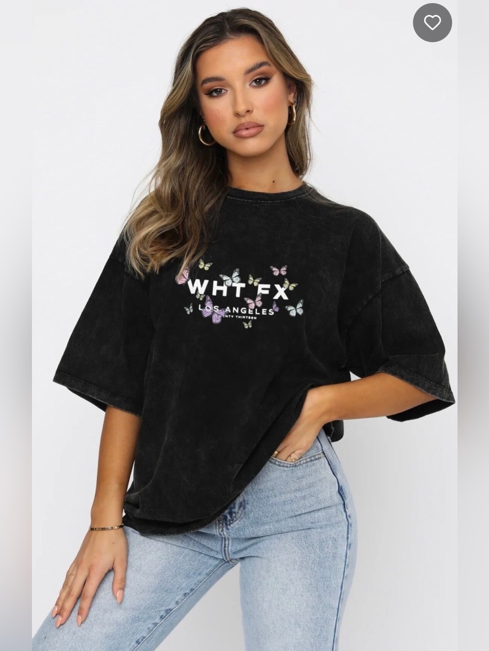 White Fox Dare to Dream Oversized Top